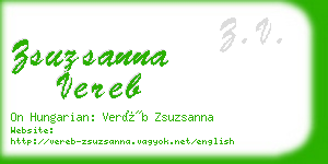 zsuzsanna vereb business card
